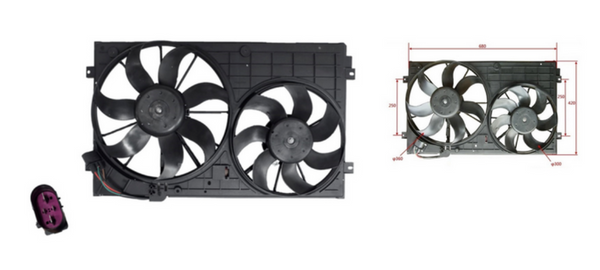 Radiator Fan For Audi TT 8J -Parts City Australia