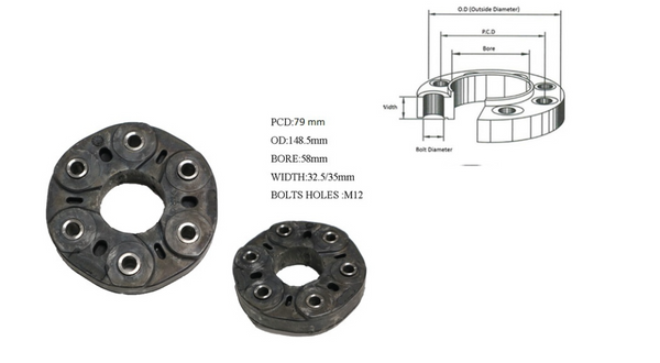 TAIL SHAFT COUPLING FOR KIA SPORTAGE KM - Parts City Australia