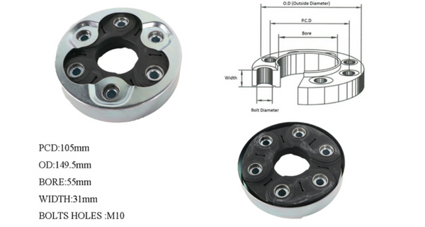 FRONT TAIL SHAFT COUPLING FOR VOLKSWAGEN GOLF MK4 - Parts City Australia