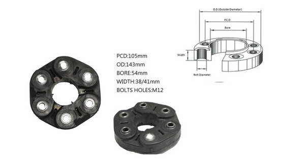TAIL SHAFT COUPLING FOR BMW 1 SERIES E87/E88/F20/F21 - Parts City Australia