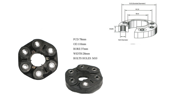TAIL SHAFT COUPLING FOR BMW Z3 E36 - Parts City Australia