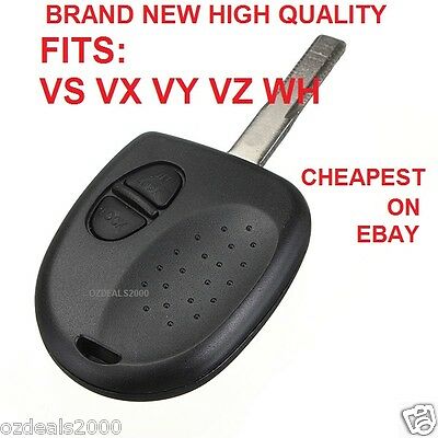 Holden Commodore 2 Button Car Remote - Case/Shell & Uncut Key VS VX VY