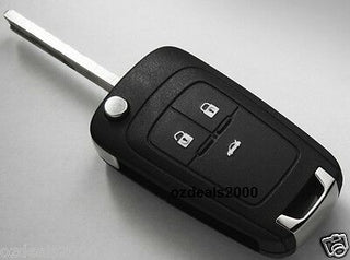 3 BUTTON REMOTE FLIP KEY BLANK SHELL/CASE FOR HOLDEN BARINA/CRUZE/TRAX