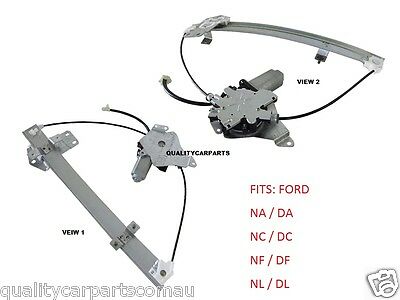 Window Regulator Ford Falcon NA NC NF NL FAIRLANE Front LEFT With Moto- Parts City Australia
