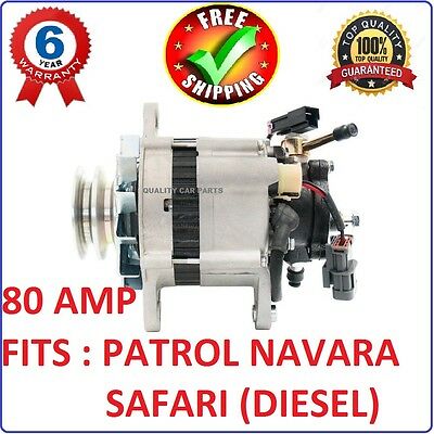 Alternator with Pump for Nissan GQ Patrol engine TD42 4.2L diesel 1988