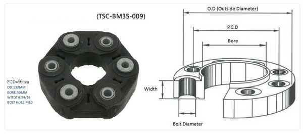 BMW X3 F25 Tail Shaft Coupling - Parts City Australia