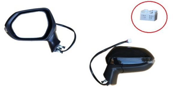 DOOR MIRROR LEFT HAND SIDE FOR TOYOTA COROLLA ZWE211