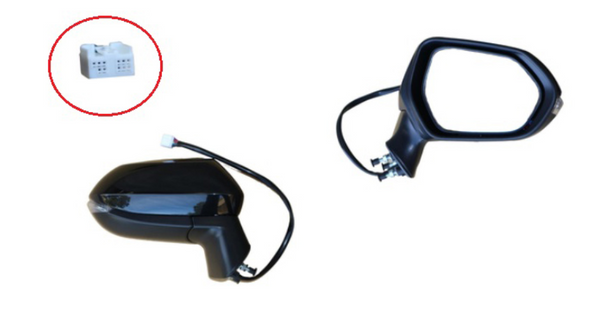 DOOR MIRROR RIGHT HAND SIDE FOR TOYOTA COROLLA ZWE211