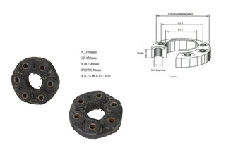 Drive Tail Shaft Coupling For BMW 3 Series F36/E46 - Parts City Australia