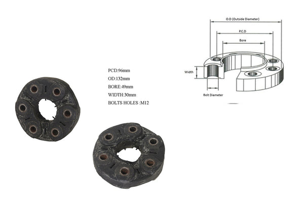 Drive Tail Shaft Coupling For BMW 3 Series F36/E46 - Parts City Australia