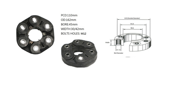 Drive Tail Shaft Coupling For BMW 5 Series E60/E61 - Parts City Australia