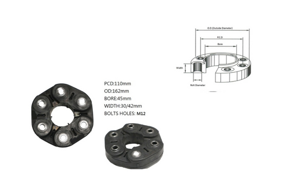 Drive Tail Shaft Coupling For BMW 7 Series E65/E66/E67 - Parts City Australia