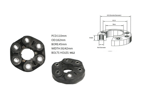 Drive Tail Shaft Coupling For BMW X3 E83 - Parts City Australia