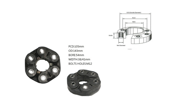 Drive Tail Shaft Coupling For BMW X3 F25/F97/G01 - Parts City Australia