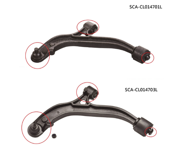 Front Lower Control Arm For Chrysler Voyager RG/RS Left - Parts City Australia