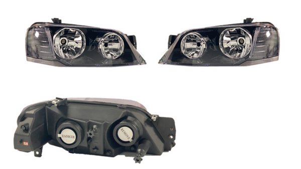 HEADLIGHT BLACK SET FOR FORD TERRITORY SX/SY