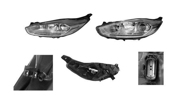 HEADLIGHT LEFT HAND SIDE FOR FORD FIESTA WZ HATCHBACK ST MODEL