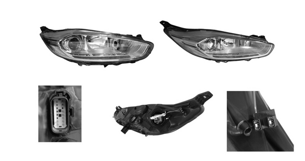 HEADLIGHT RIGHT HAND SIDE FOR FORD FIESTA WZ HATCHBACK ST MODEL