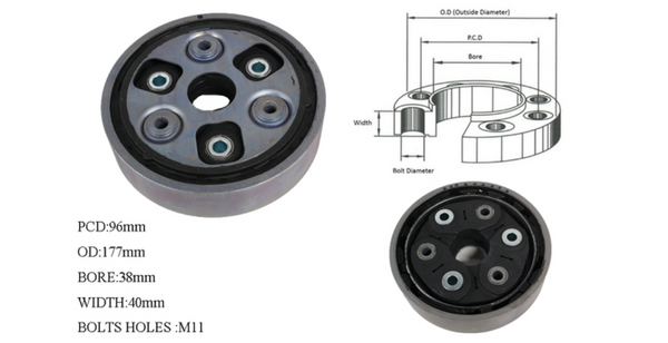 Rear Tail Shaft Coupling For Audi Q3 8U - Parts City Australia