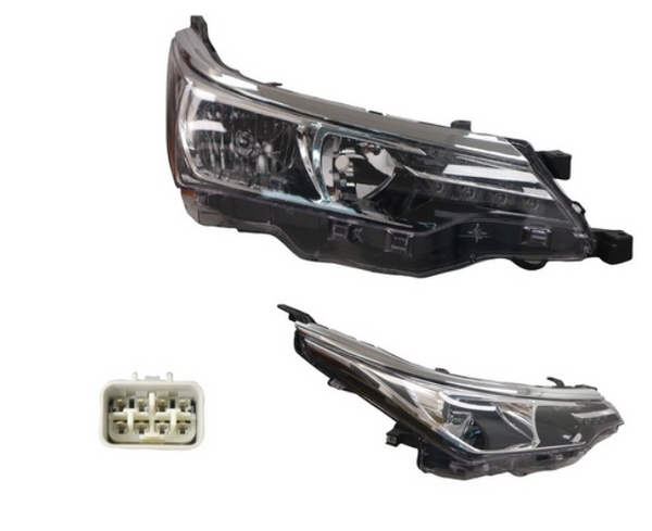 SEDAN HEADLIGHT RIGHT HAND SIDE FOR TOYOTA COROLLA ZRE172