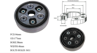 REAR TAIL SHAFT COUPLING FOR SKODA OCTAVIA 1Z - Parts City Australia