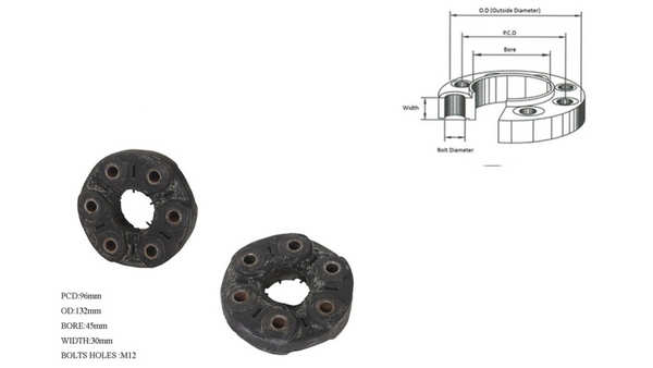 TAIL SHAFT COUPLING FOR FORD TERRITORY SX/SY - Parts City Australia