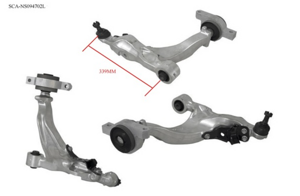 CONTROL ARM LEFT HAND SIDE FRONT LOWER FOR NISSAN 370Z Z34 - Parts City Australia