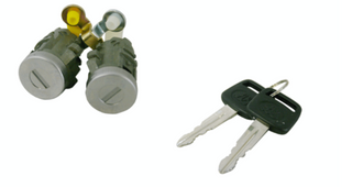 BARREL &amp; KEYS FOR UNIVERSAL DOOR LOCK - Parts City Australia