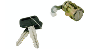 DOOR LOCK BARREL &amp; KEYS RIGHT HAND SIDE FOR UNIVERSAL - Parts City Australia