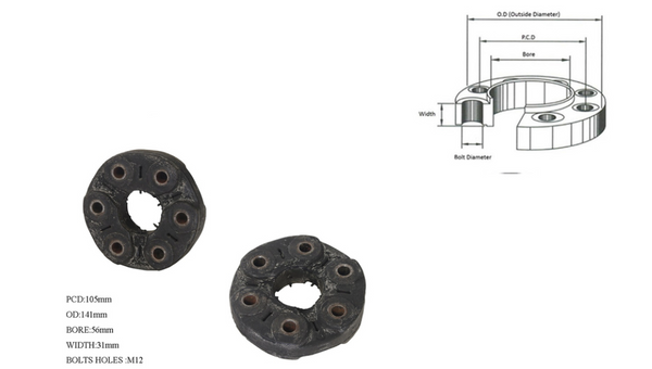 TAIL SHAFT COUPLING FOR HOLDEN COMMODORE VE - Parts City Australia