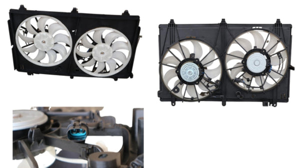 RADIATOR FAN FOR MITSUBISHI OUTLANDER ZJ/ZK/ZL - Parts City Australia