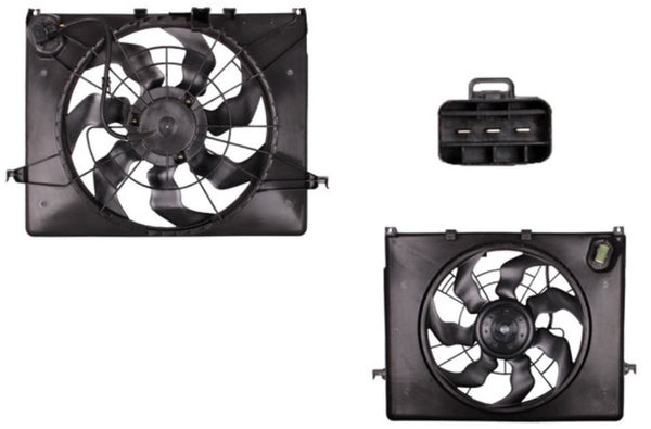 RADIATOR FAN FOR HYUNDAI I45 YF - Parts City Australia