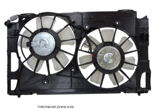 RADIATOR FAN FOR TOYOTA PRIUS V ZVW40 - Parts City Australia