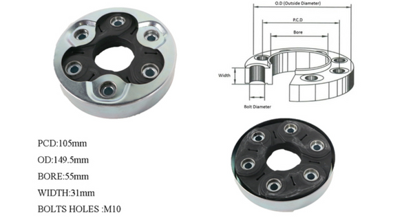 FRONT TAIL SHAFT COUPLING FOR SKODA OCTAVIA 1Z - Parts City Australia