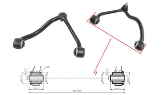 CONTROL ARM RIGHT HAND SIDE FRONT UPPER FOR KIA SORENTO BL - Parts City Australia