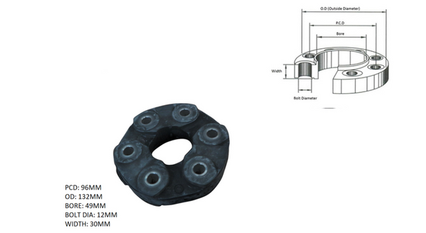 TAIL SHAFT COUPLING FOR FORD FALCON BA/BF - Parts City Australia