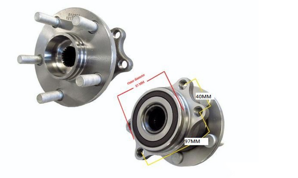 WHEEL HUB REAR FOR SUBARU FORESTER SJ - Parts City Australia