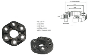 TAIL SHAFT COUPLING FOR VOLKSWAGEN TOUAREG 7L - Parts City Australia