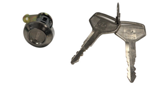 UNIVERSAL DOOR LOCK BARREL & KEYS FOR TOYOTA/DAIHATSU RIGHT HAND SIDE - Parts City Australia