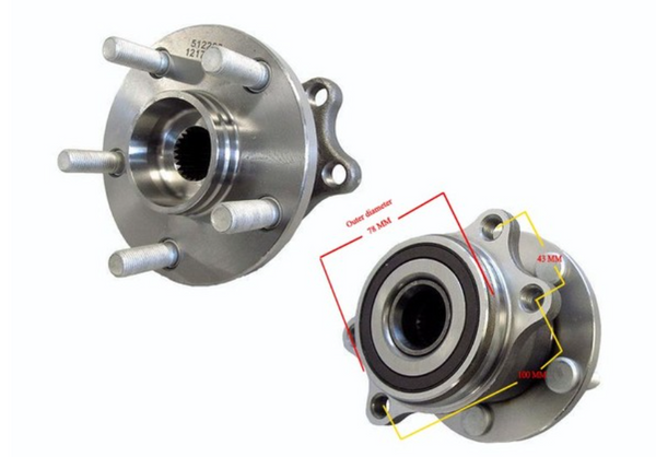 WHEEL HUB REAR FOR SUBARU XV G4-X - Parts City Australia