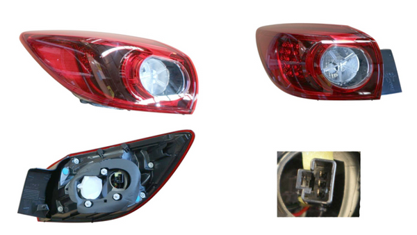 TAIL LIGHT LEFT HAND SIDE OUTER FOR MAZDA 3 BM HATCHBACK