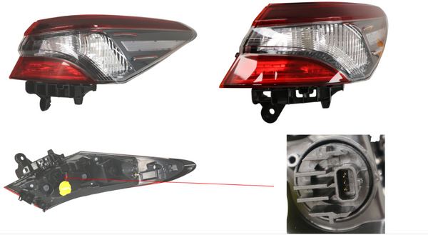 TAIL LIGHT RIGHT HAND SIDE OUTER FOR TOYOTA CAMRY ASV70/GSV70/AXVH71