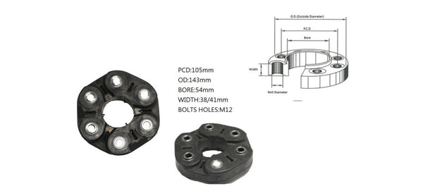 TAIL SHAFT COUPLING FOR BMW 5 SERIES E60/E61/E62/F07/F10/F11/F18 - Parts City Australia