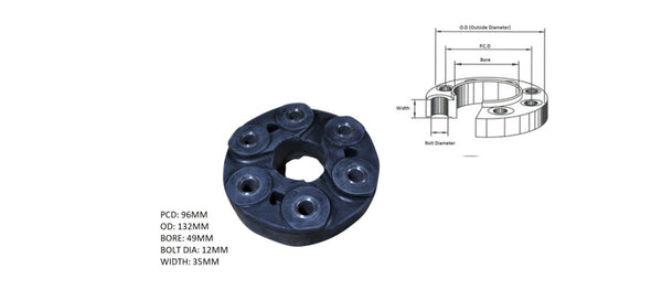 Tail Shaft Coupling (35mm) For Holden Commodore VT/VX/VY/VZ/VE - Parts City Australia