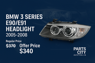 BMW 3 SERIES E90/E91 HEADLIGHT 005-2008 Parts City Australia