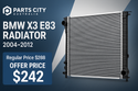 BMW X3 E83 Radiator 2004-2012 On Parts City Australia