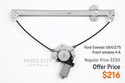 FORD EVEREST UA/U375 FRONT WINDOW REGULATOR RIGHT HAND SIDE 2015-2022 On Parts City Australia