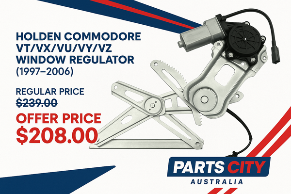 (Holden Commodore VT/VX/VU/VY/VZ Window Regulato 1997-2006) Regular Price $239.00 Offer Price $208.00 On Parts City Australia