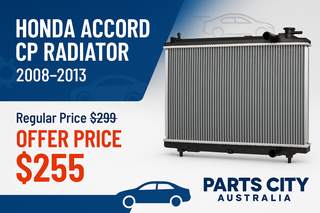 (Honda Accord CP Radiator 2008-2013) Regular Price $299 Offer Price $255 On Parts City Australia