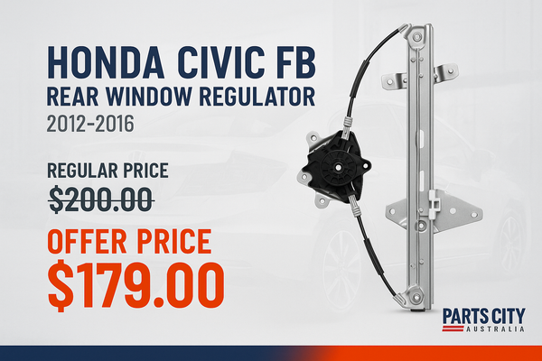 (Honda Civic FB Rear Window Regulator 2012-2016) Regular Price $200.00 Offer Price $179.00 On Parts City Australia